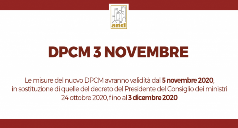 Cosa cambierà con il nuovo DPCM? ANCI fornisce alcuni chiarimenti